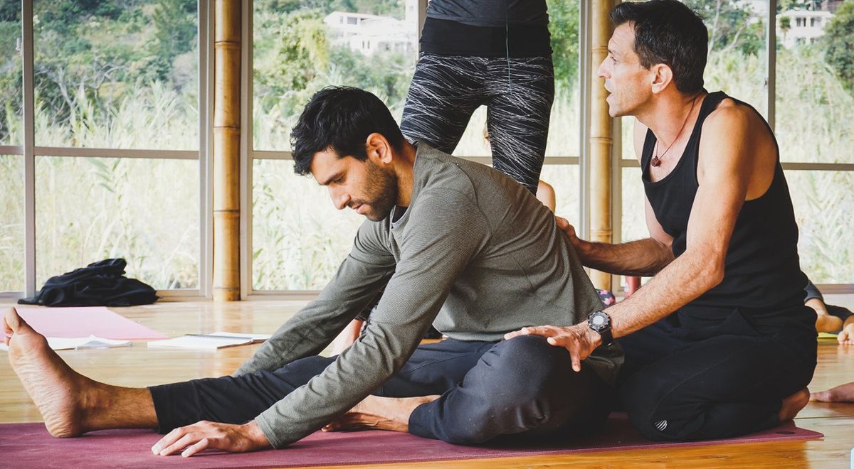 Seated Forward Fold - Ardha Baddha Padma Paschimottanasana — Doron Yoga