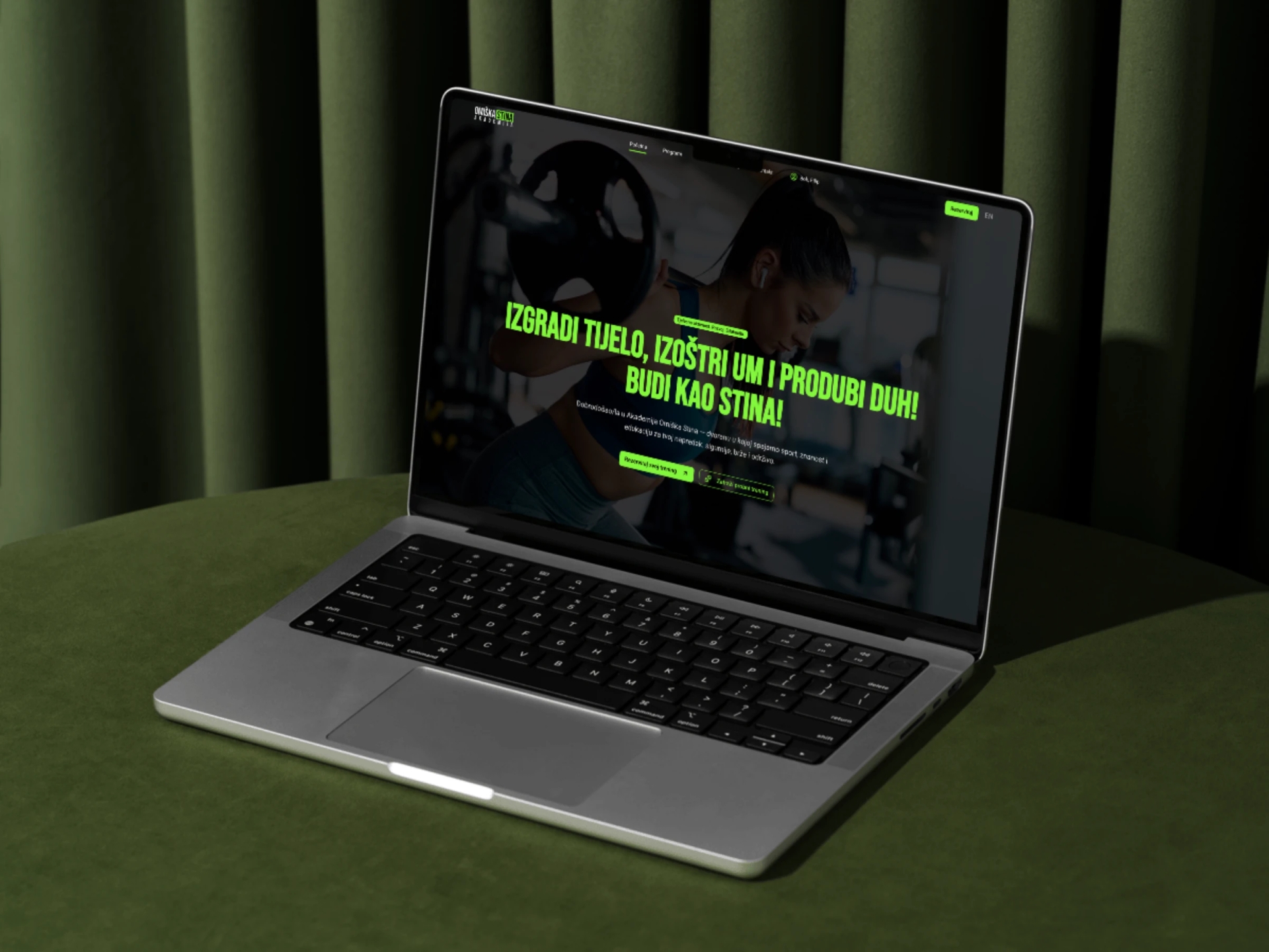 Akademija Omiška Stina web stranica