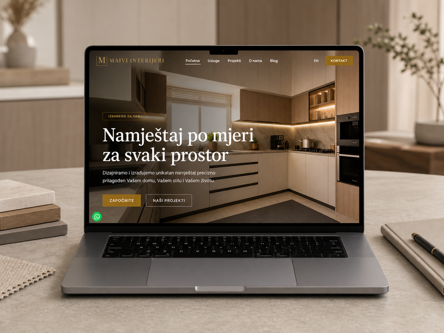 Maivi Interijeri - web stranica za namještaj po mjeri