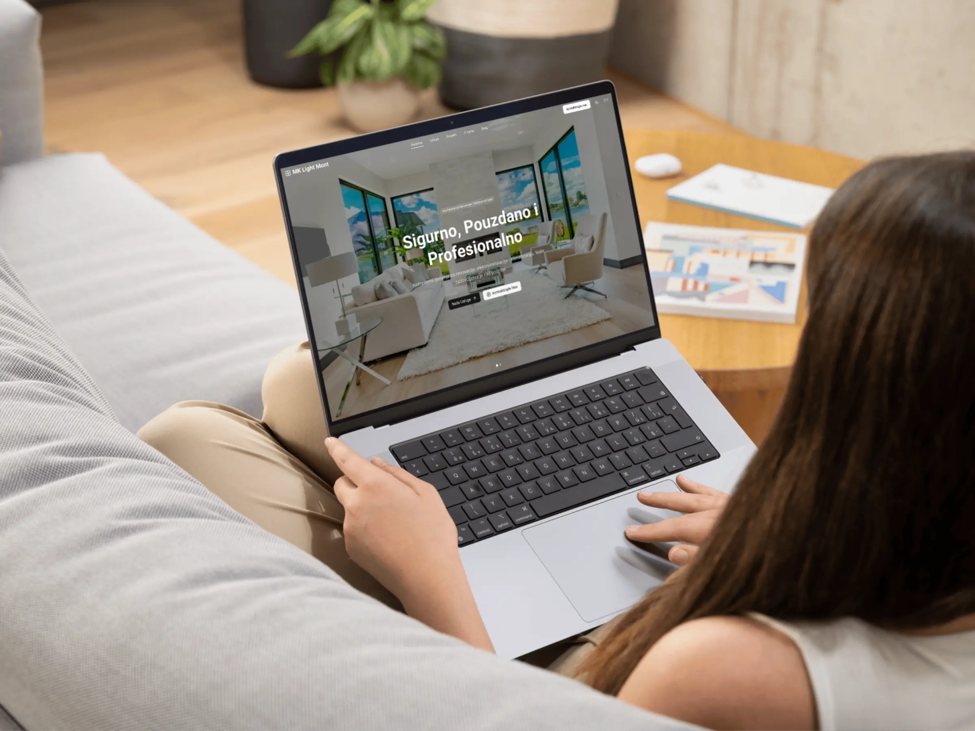 MK Light Mont web stranica