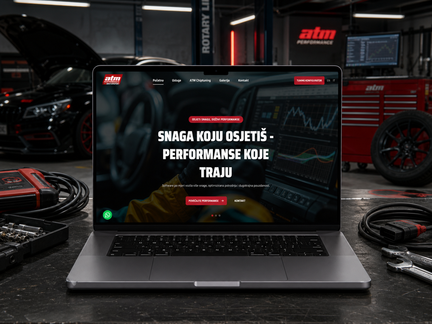 Jakimotorsport.hr - web stranica i napredni konfigurator za tuning vozila