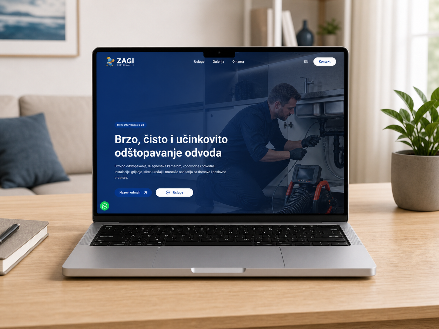 Zagi odštopavanje - web stranica za odštopavanje odvoda