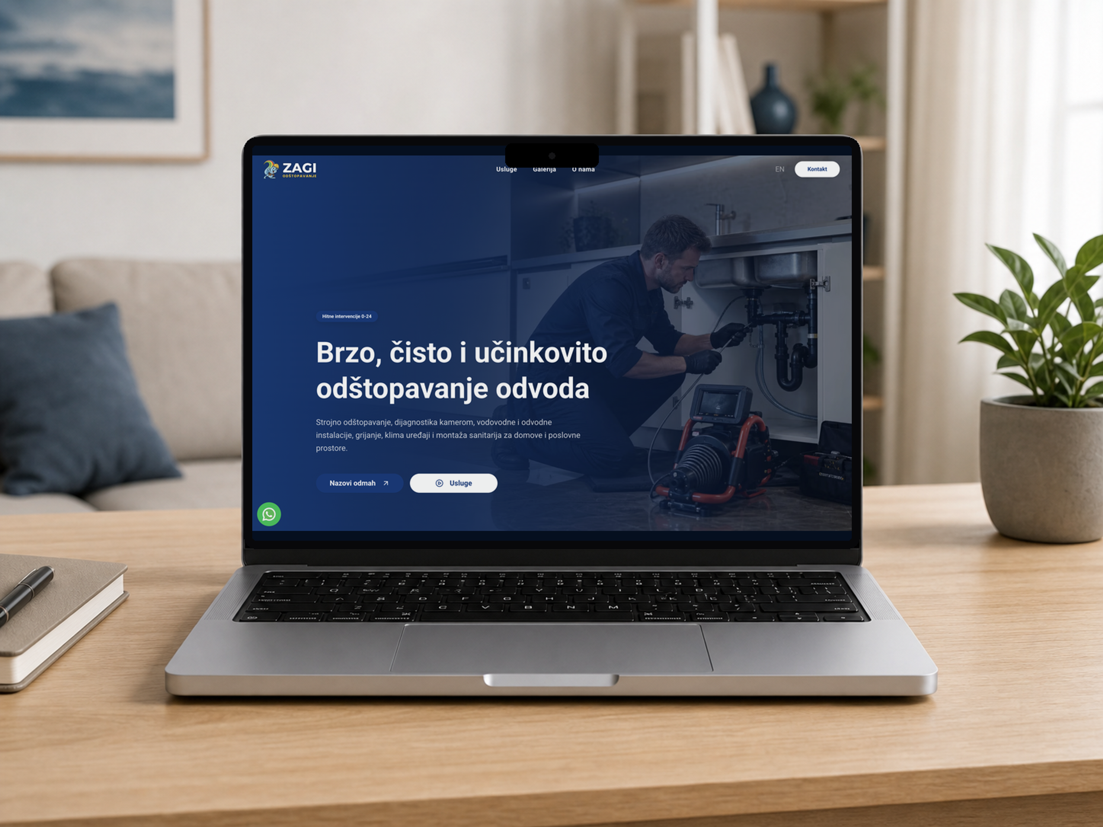 ZAGI odštopavanje - web stranica za odštopavanje odvoda
