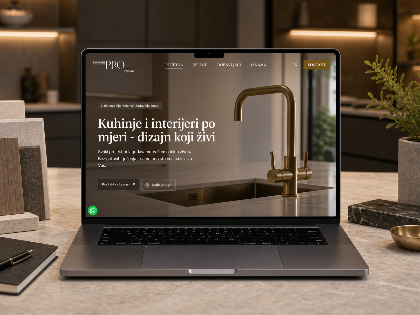 Kitchen Pro Design - web stranica i Meta oglašavanje