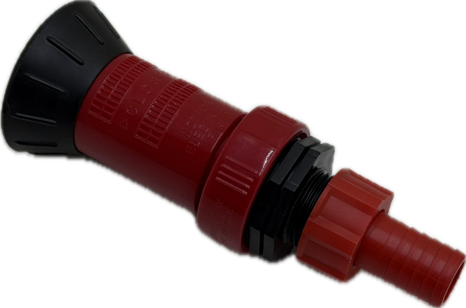 Műanyag sugárcső D-25 tömlővéggel