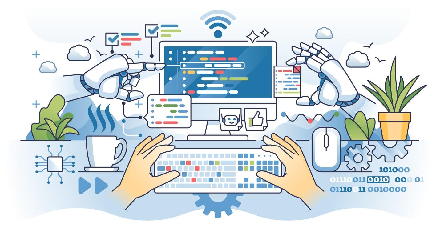 An illustration of practical tips for sharpening coding skills.