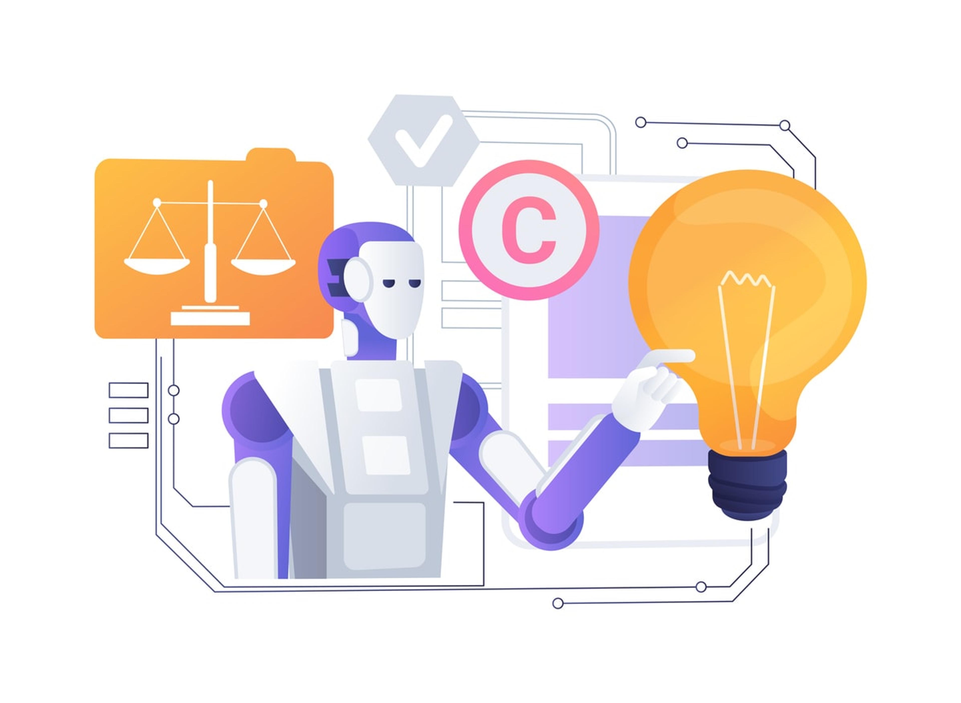 A diagram illustrating the implementation of responsible AI practices.