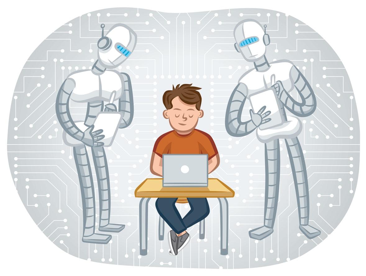 A visual guide on using AI ethically at work, highlighting responsible AI practices.