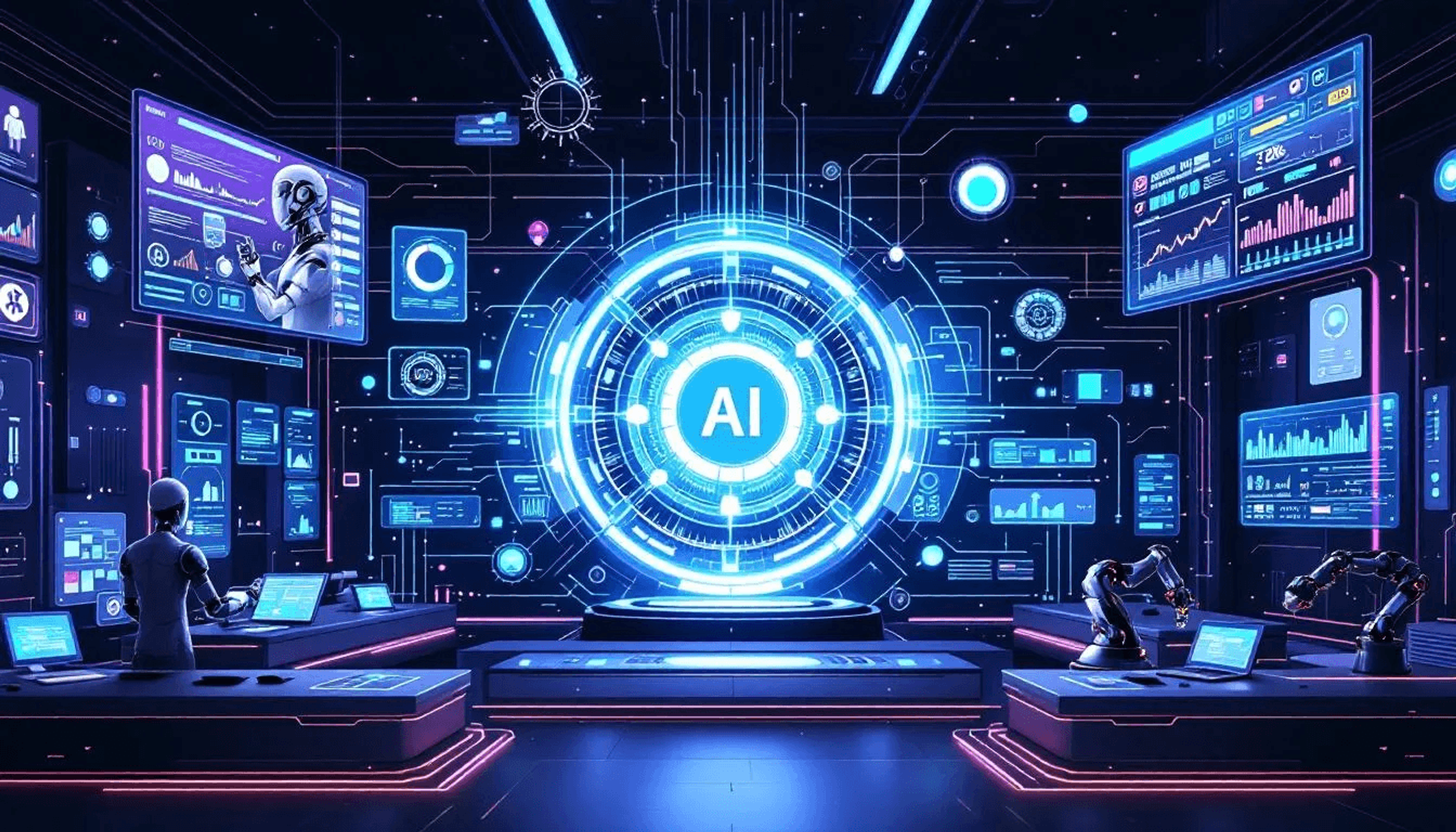 A visual representation of applications of agentic AI systems in various sectors.