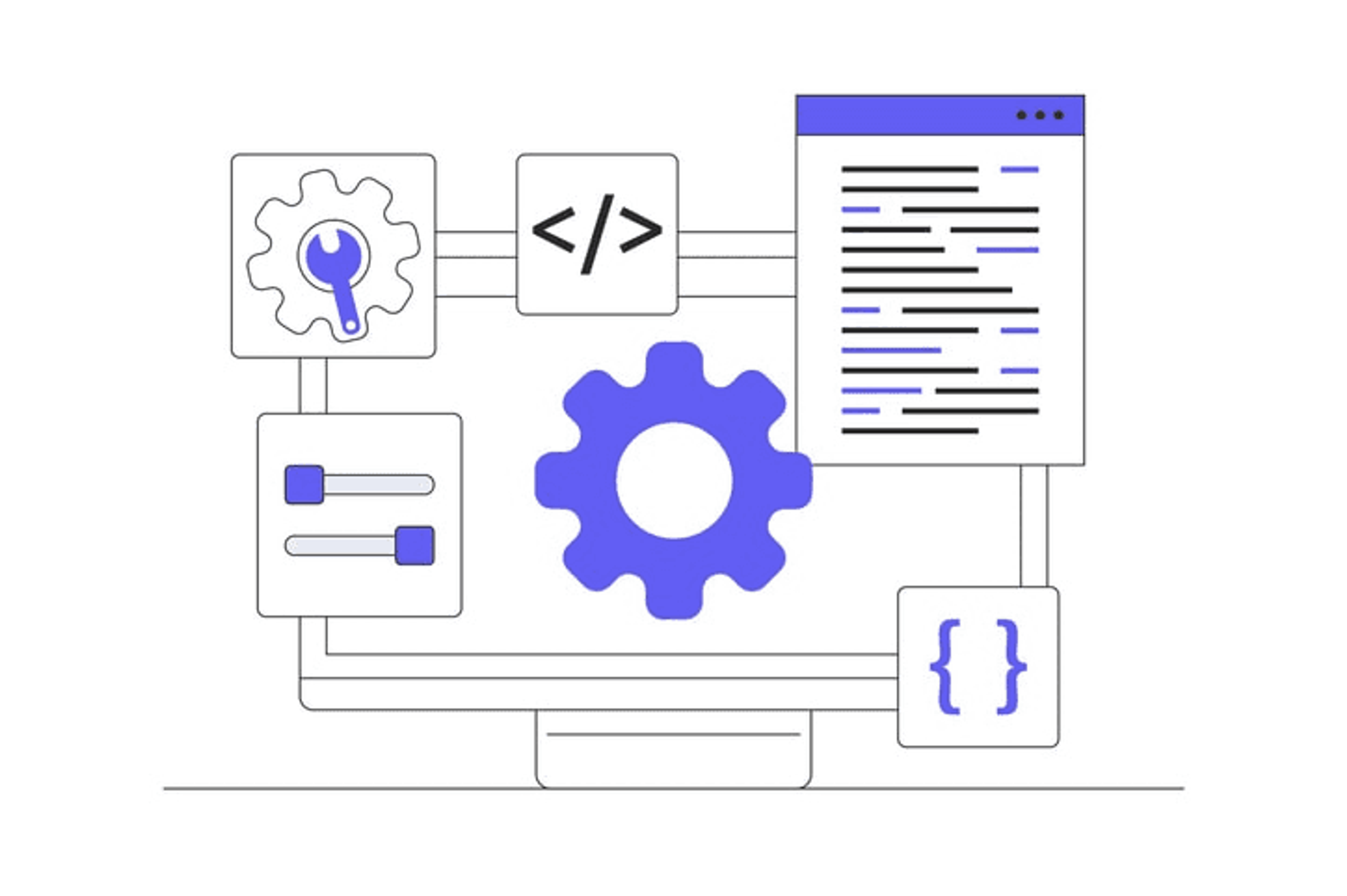 An infographic explaining how version control systems work.