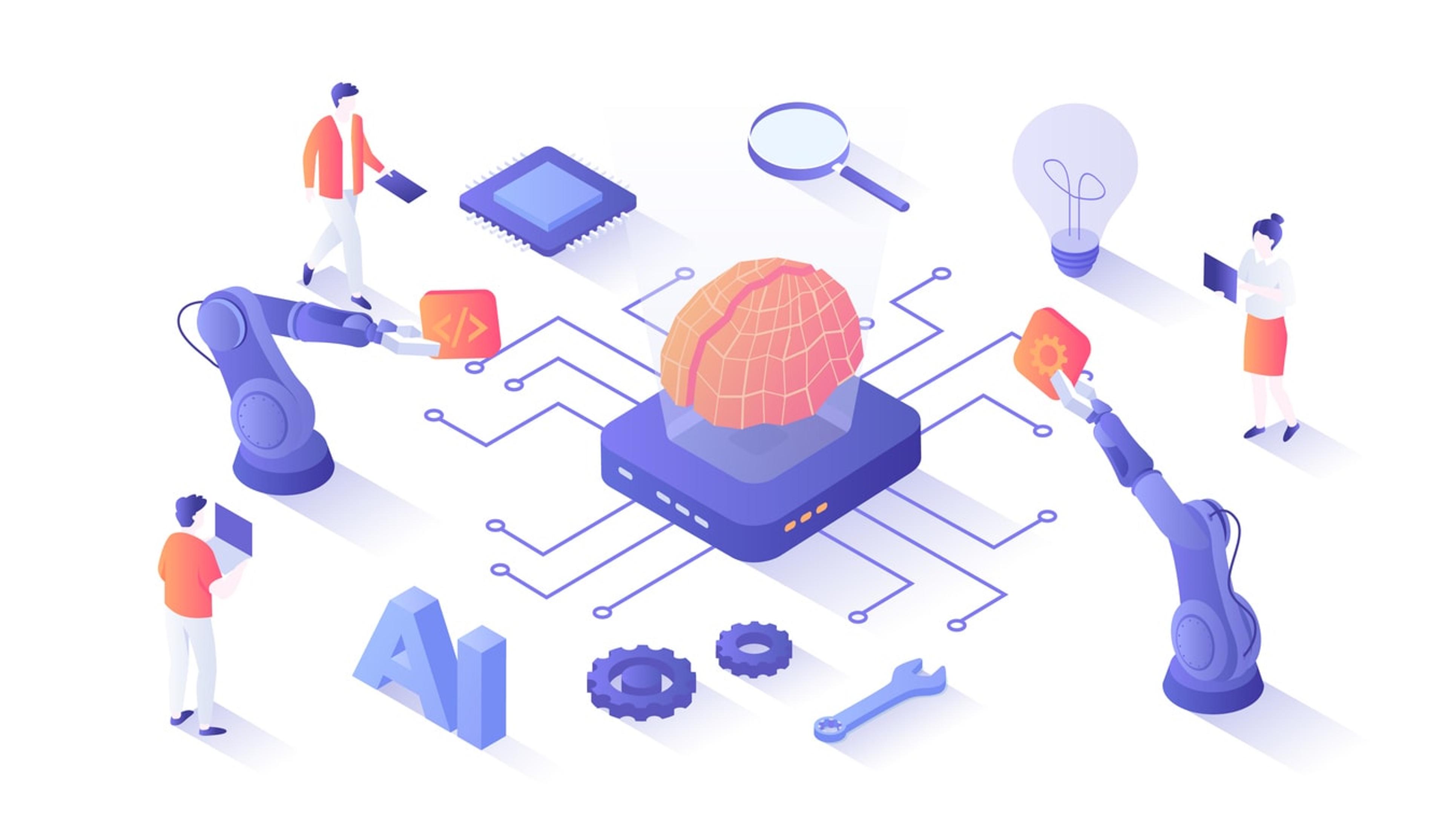 A graphic showcasing AI tools that enhance coding skills.