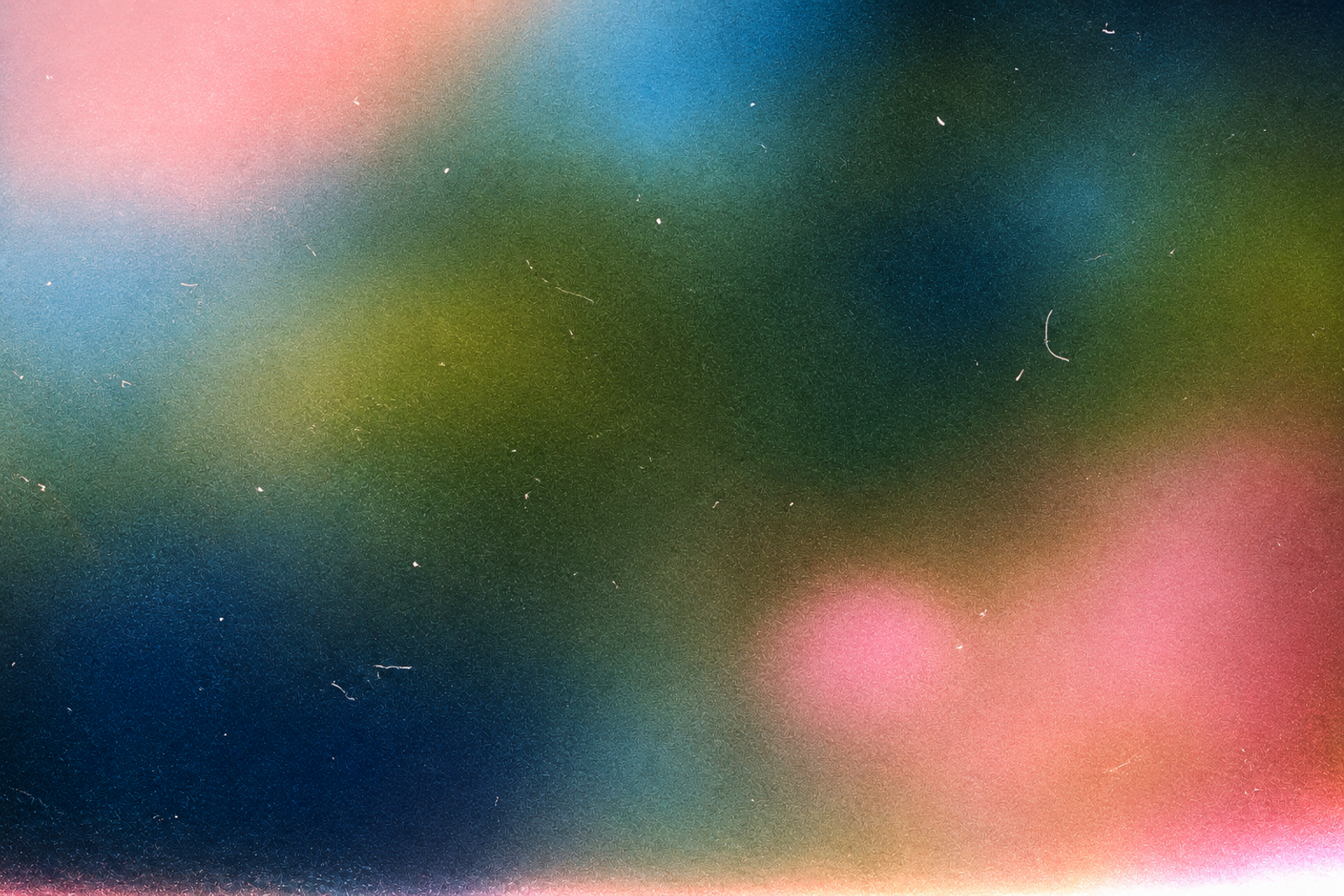 pink, green, blue