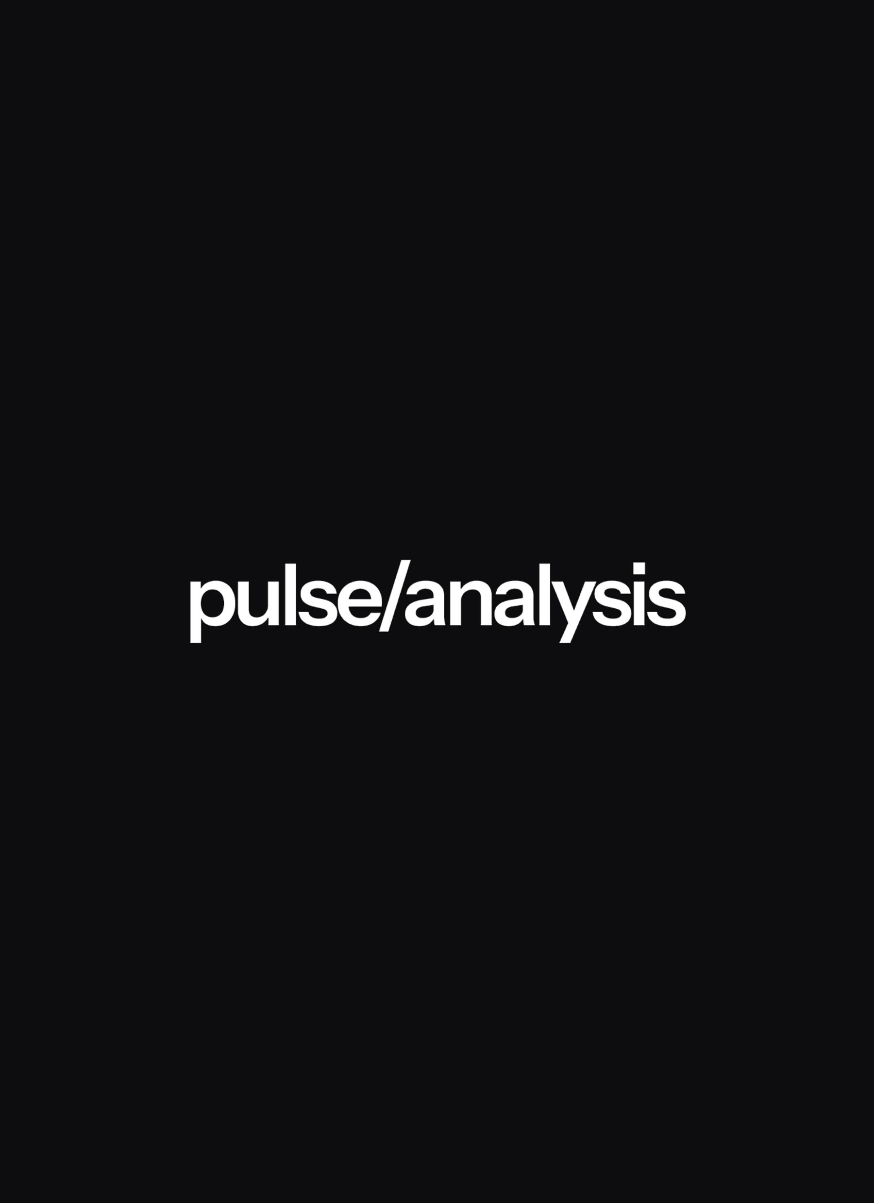 pulse/analysis wordmark