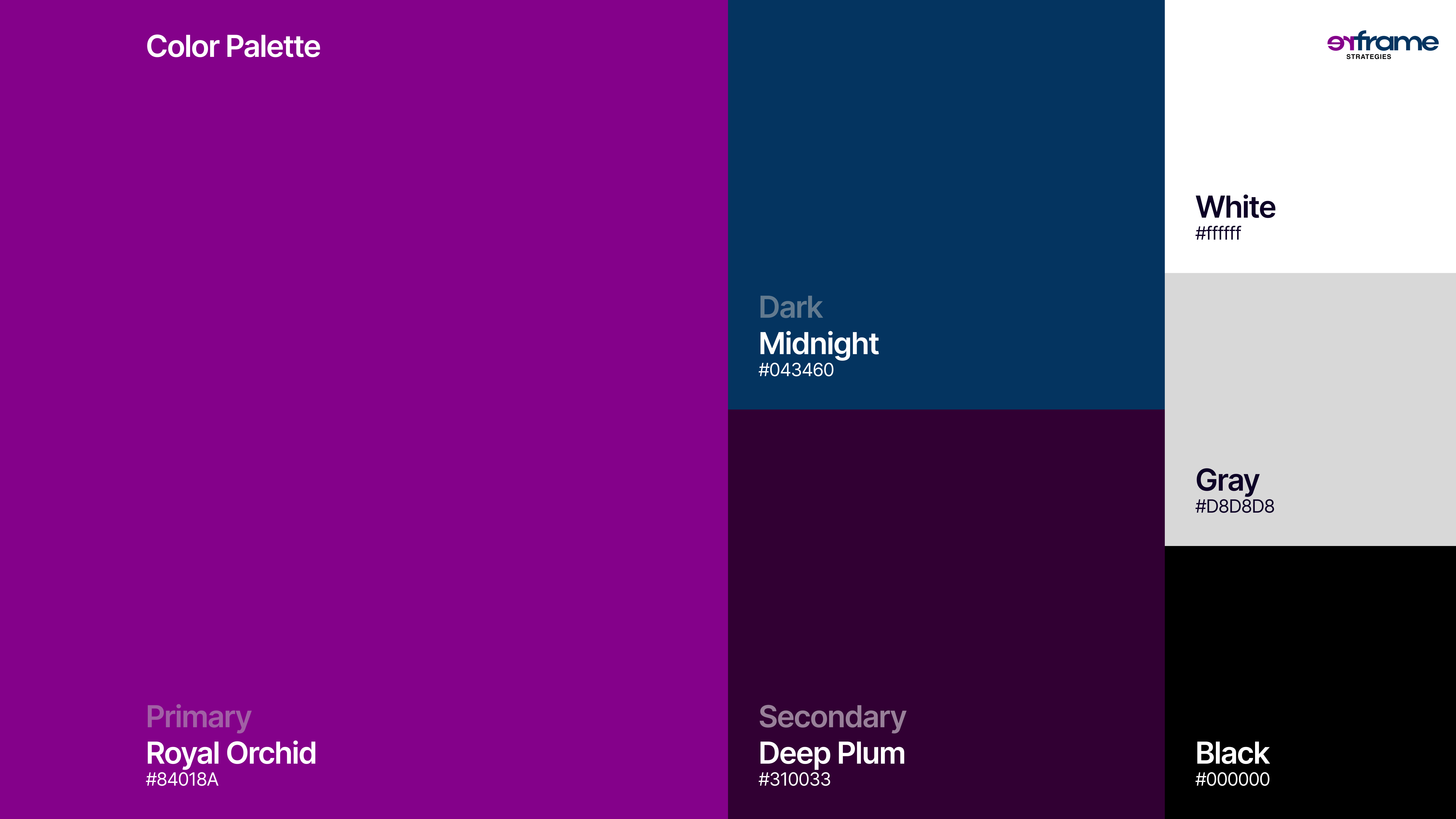 reFrame color palette
