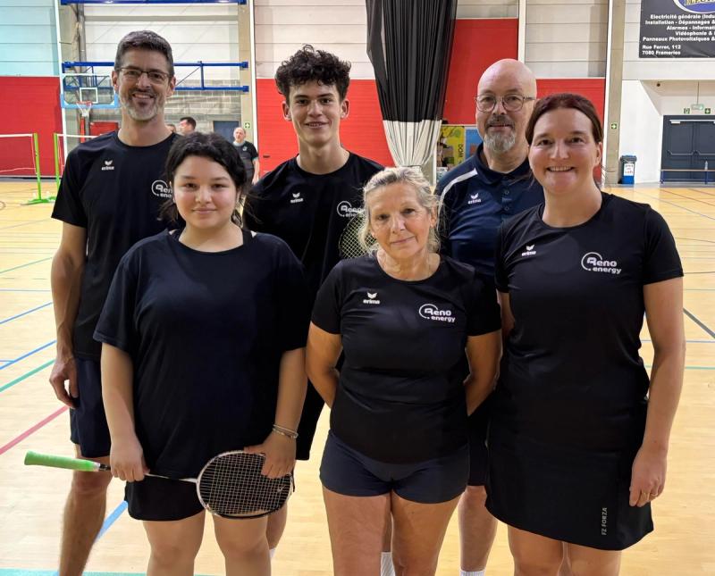 Interclub 2025/2026 — badminton au club Les Volants Frameries (photo 3)