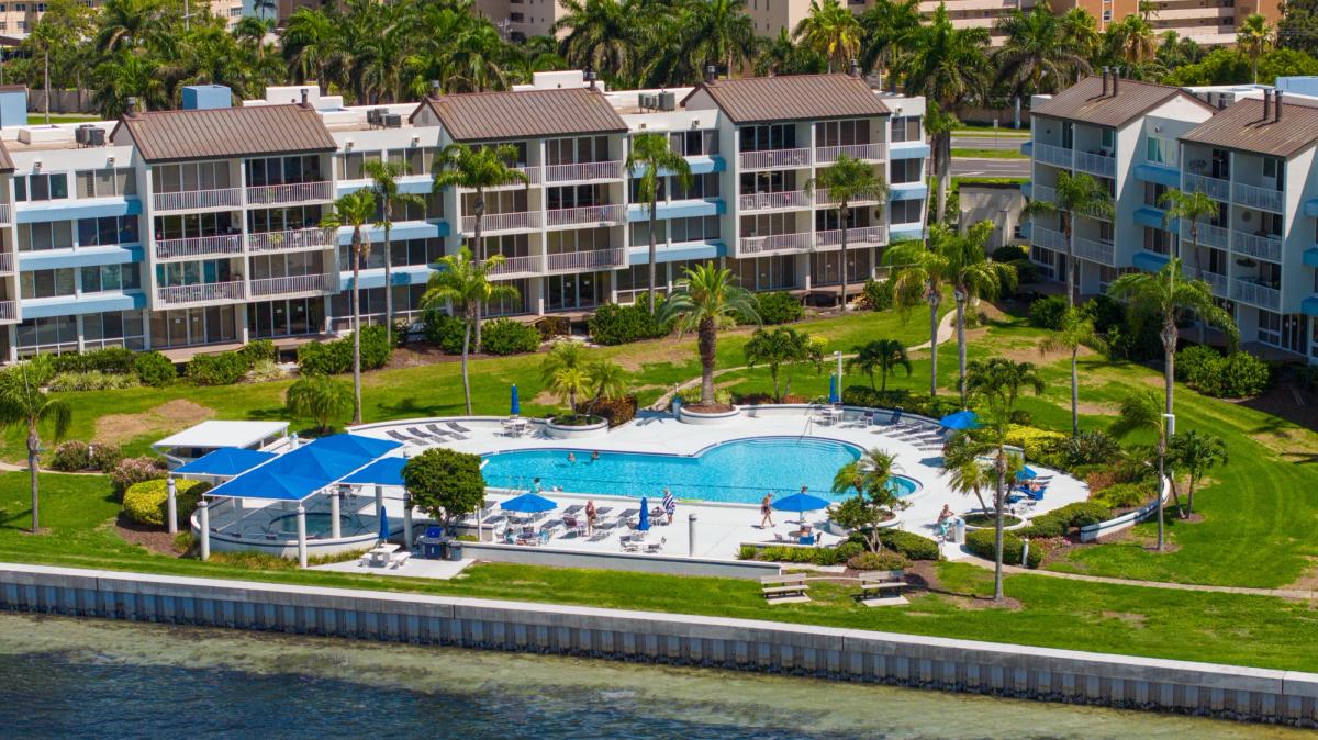 Isla Key Condominiums and their large thermal heated pool