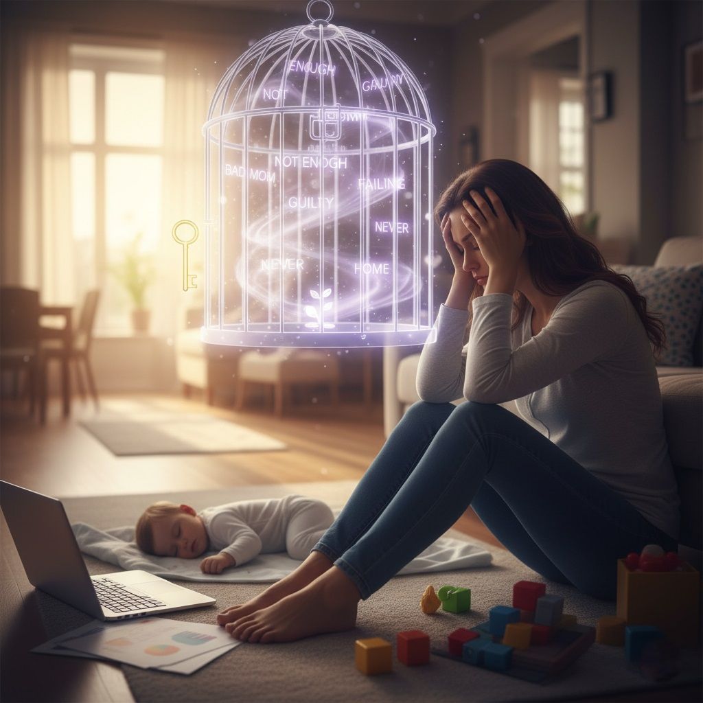 احساس گناه مادرانه (Mom Guilt): چرا همیشه فکر می‌کنیم «کافی نیستیم»؟ و چگونه می‌توانیم از آن رها شویم؟