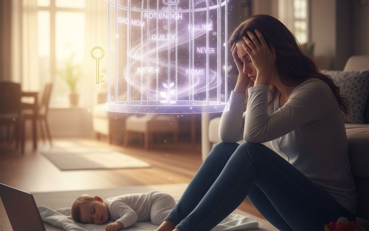 احساس گناه مادرانه (Mom Guilt): چرا همیشه فکر میکنیم «کافی نیستیم»؟ و چگونه میتوانیم از آن رها شویم؟