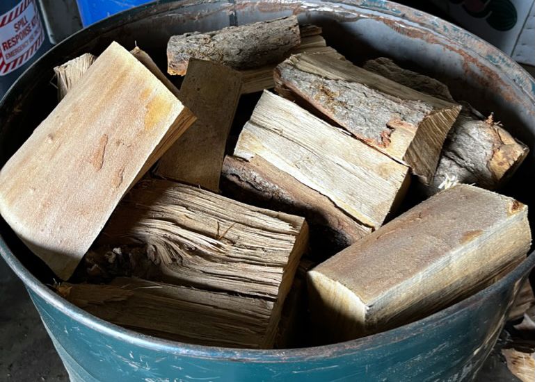 Barrel of Specialty Wood for Smoking West End Firewood