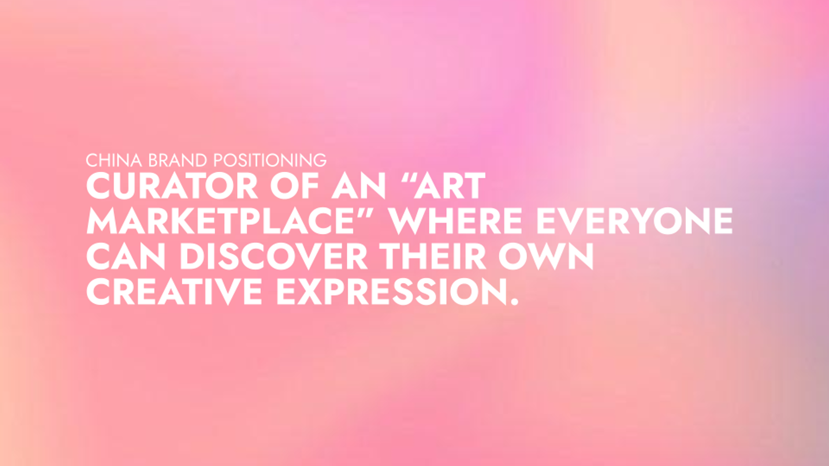 Strategy slide positioning CASETiFY as curator of an art marketplace