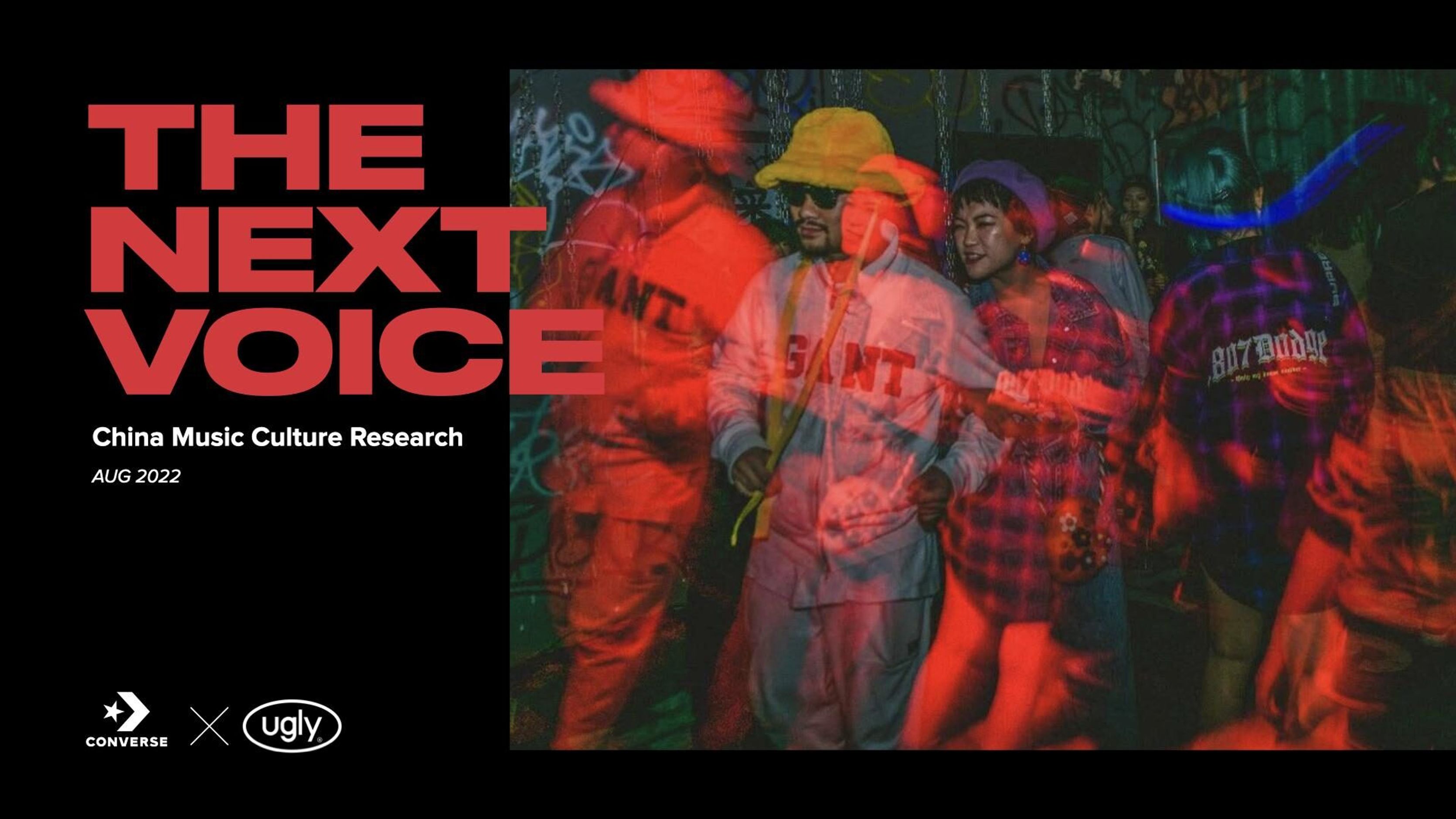 The Next Voice China music culture research title slide