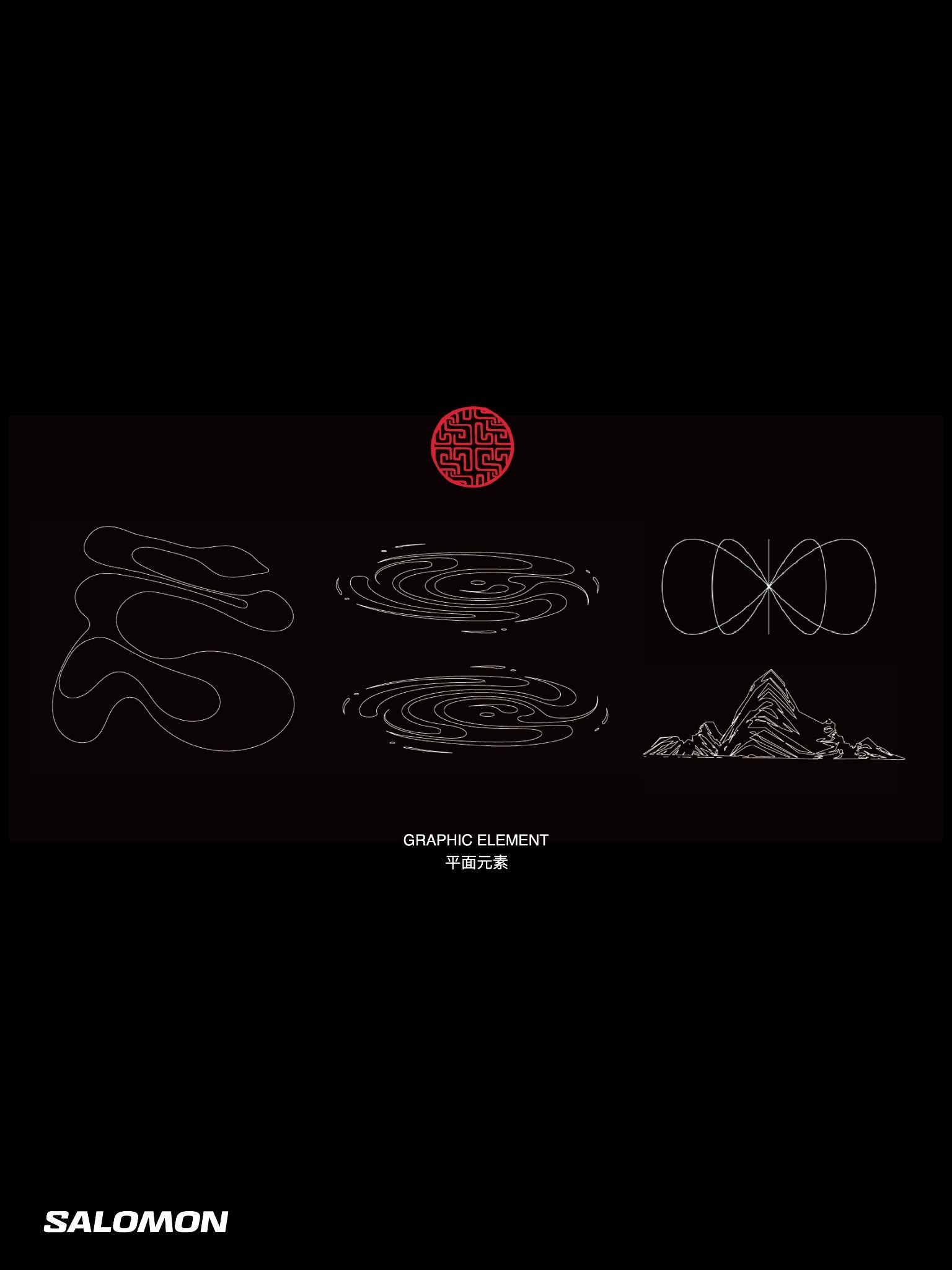 Salomon Tao of the Mountains Graphic Elements