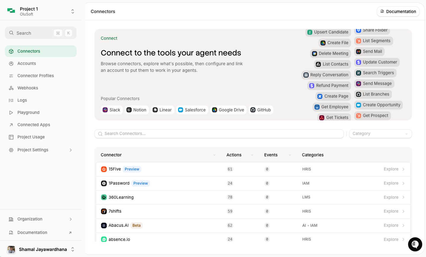stack one dashboard