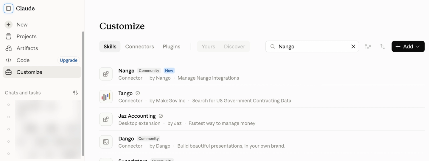 claude connector directory