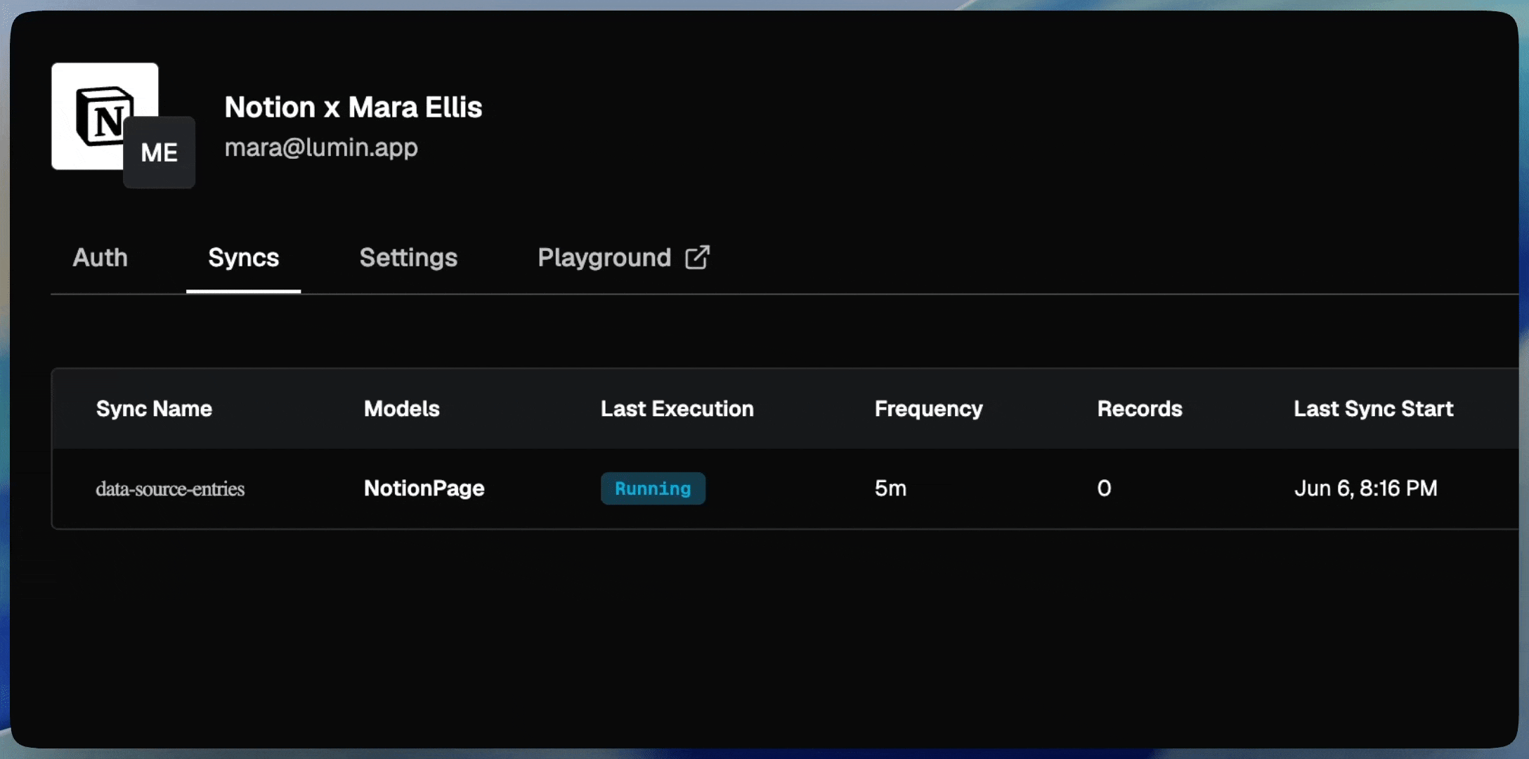 notion database sync view