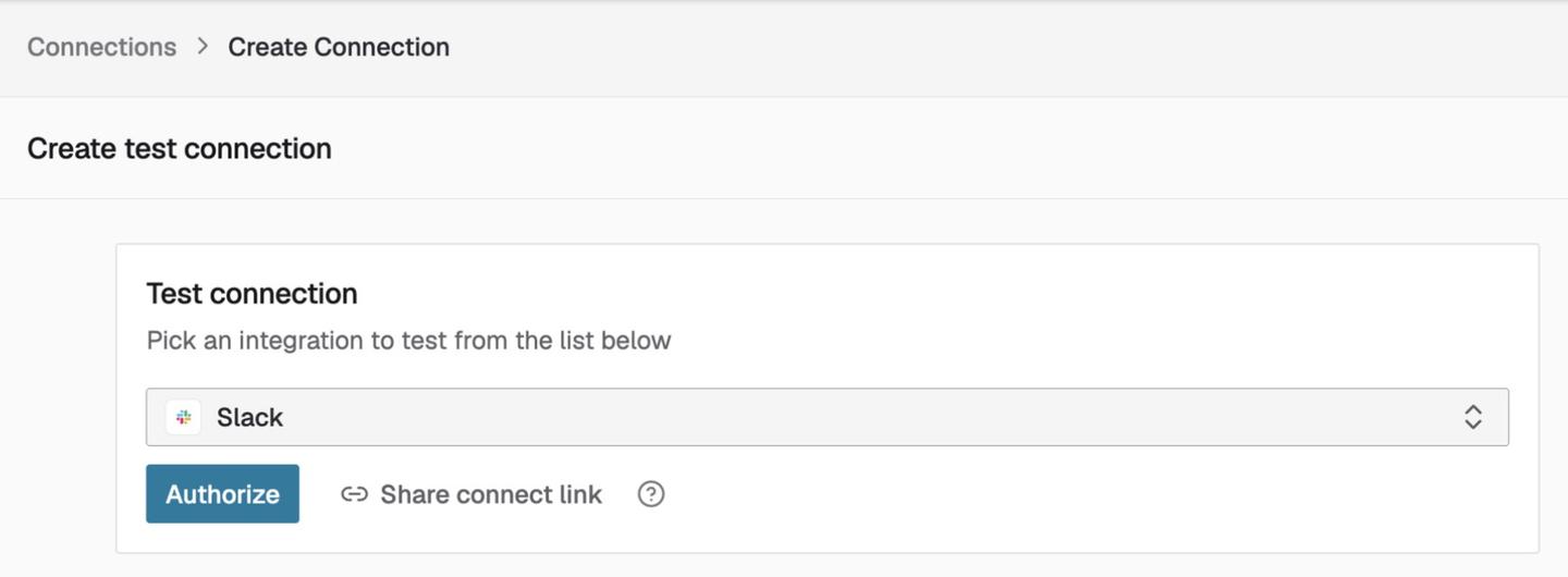 multiple slack select connection
