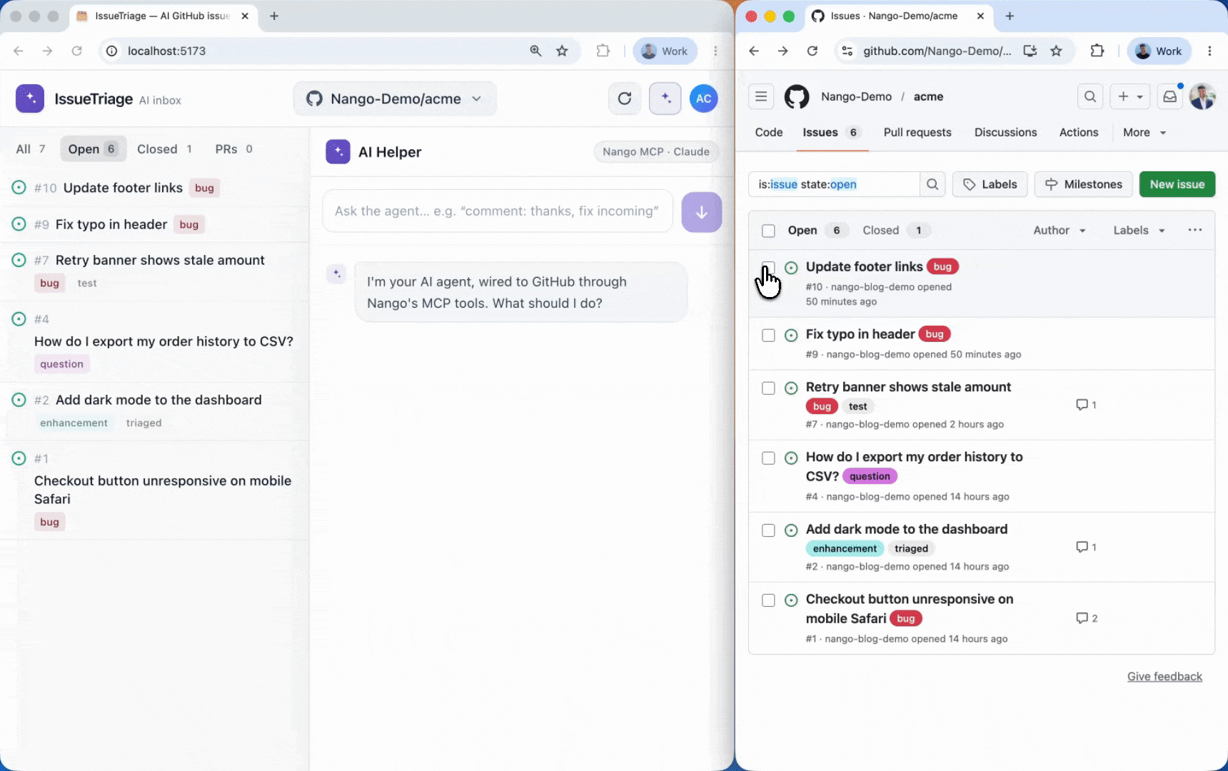 codex wires github webhooks