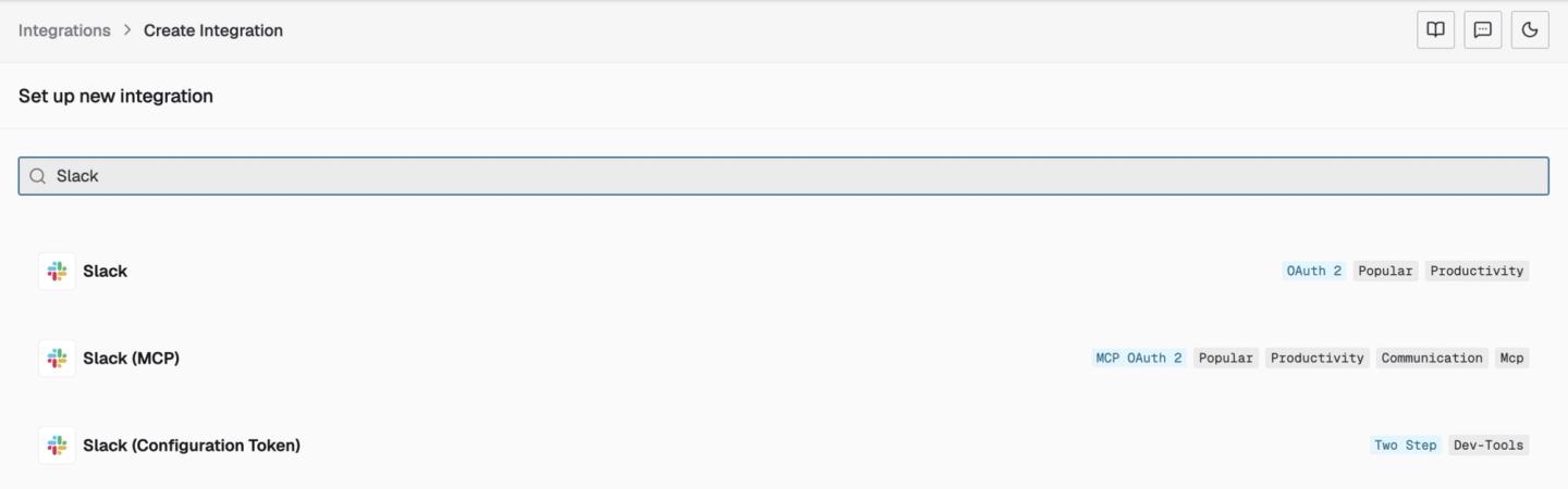 multiple slack integration search
