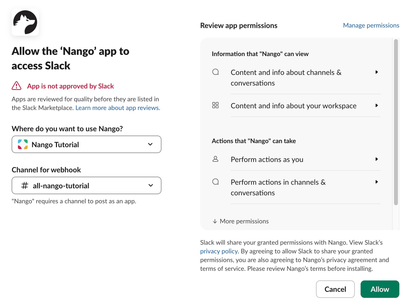 multiple slack second workspace consent cropped
