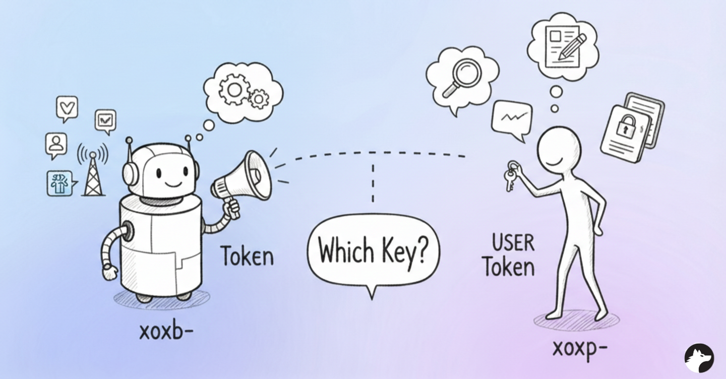 69ab87fe62d49a8e48814835 698b5523c437760fd78c4bd5 slack bot token vs user oauth token