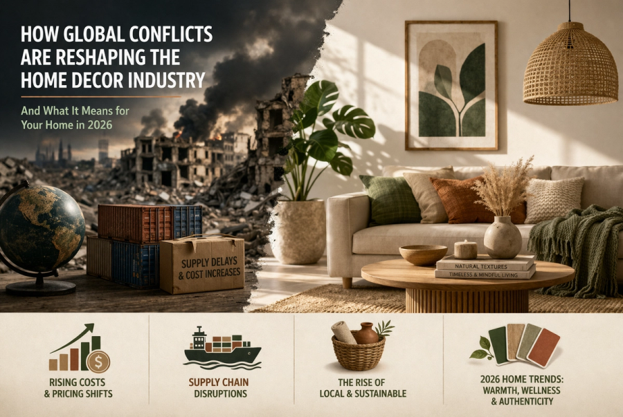 How Global Conflicts Are Reshaping the Home Decor Industry And What It Means for Your Home in 2026