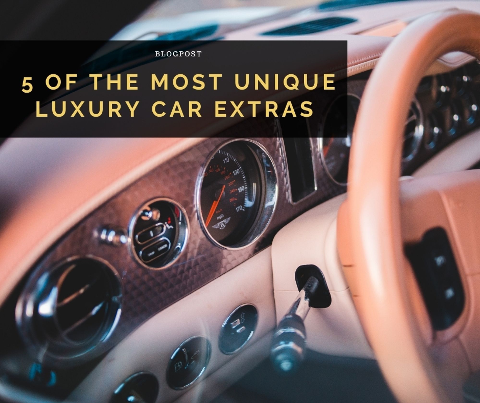 5 Unique Luxury Car Extras