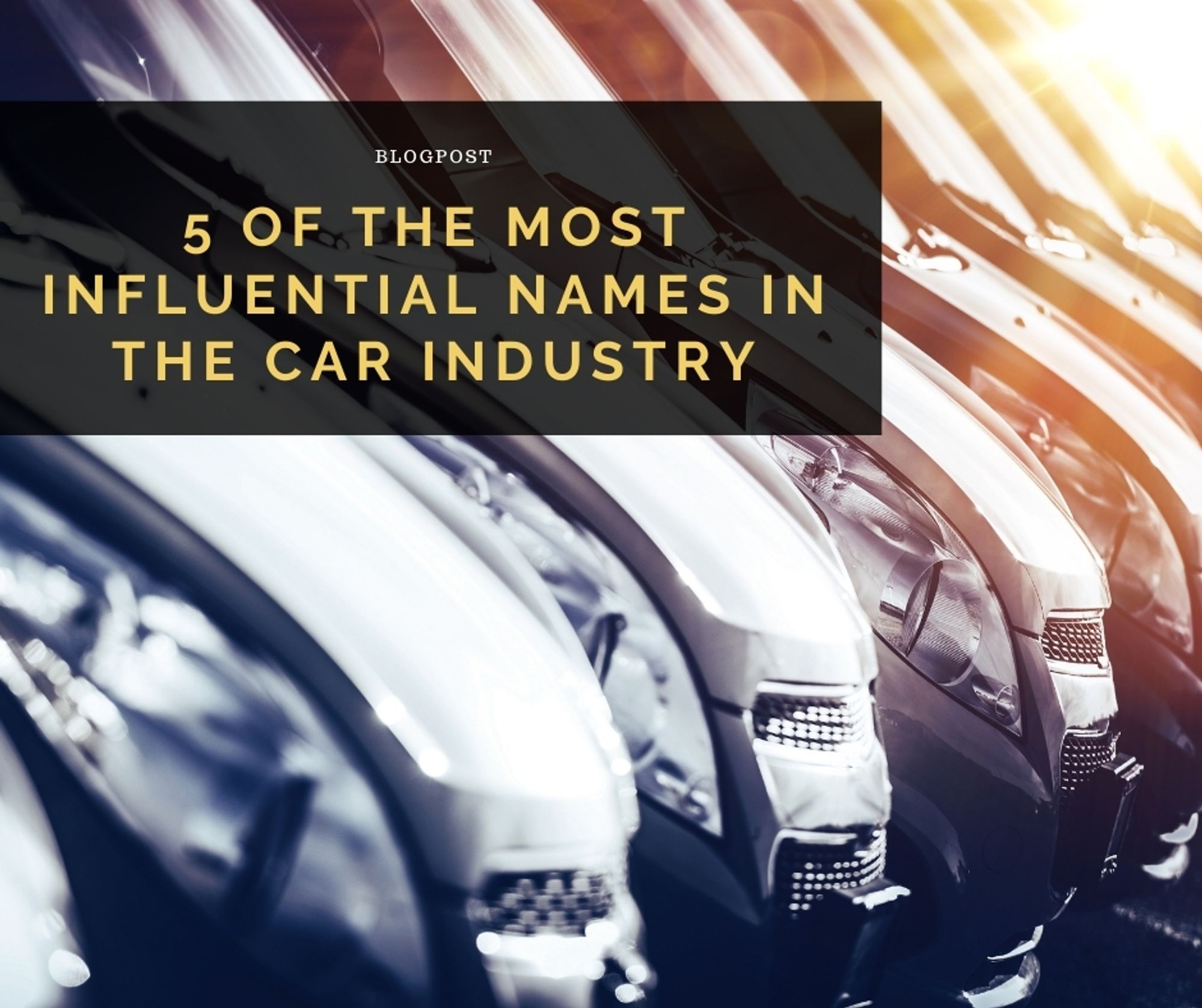 5 Icons of the Car Industry
