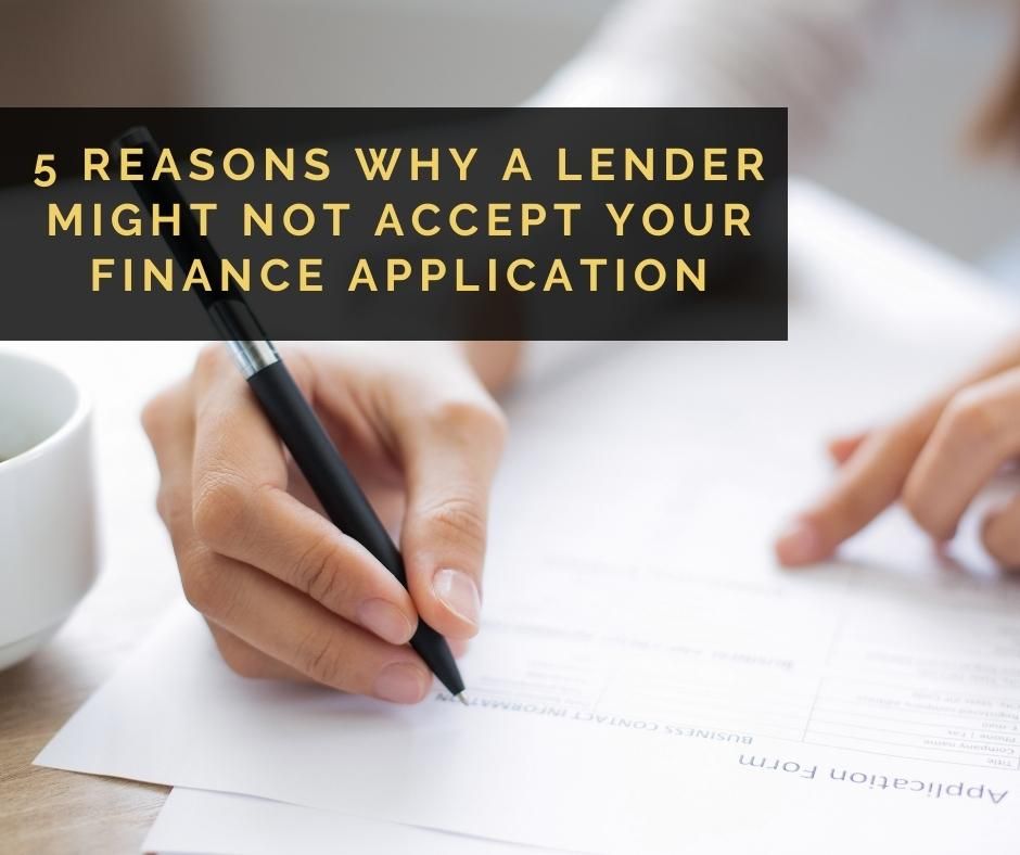 Why Finance Applications Get Declined