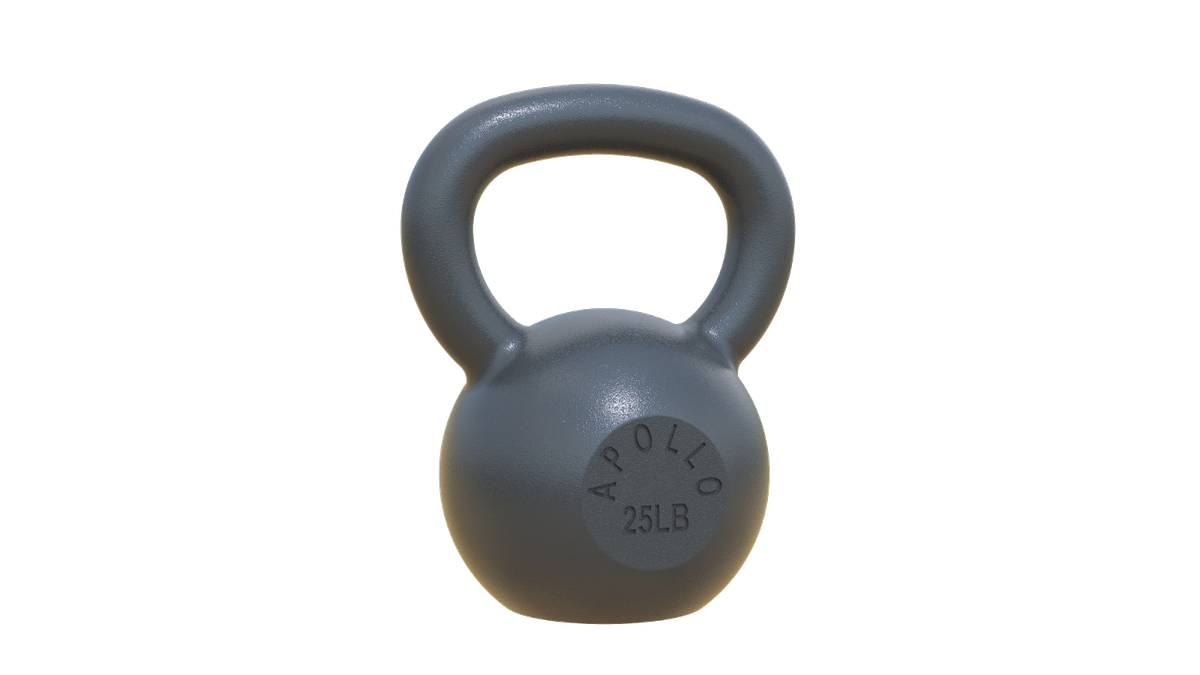 Apollo Athletics KB-5LB to 50 LB Apollo Kettlebell 5, 10, 15, 20, 25 to 50 LB no pad - Commercial fitness equipment