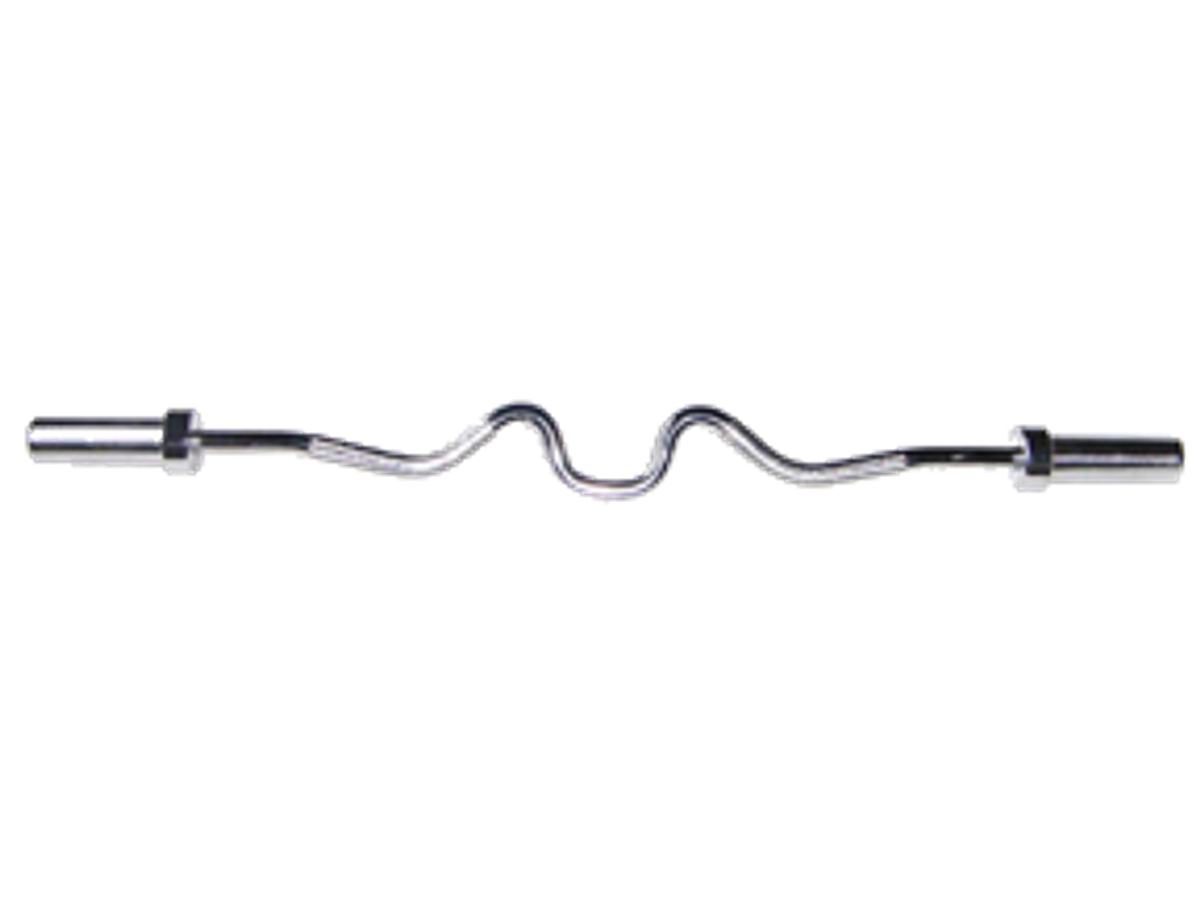 Apollo Athletics OC-47 Super 47" Olympic Super Curl Bar with collars - Commercial fitness equipment