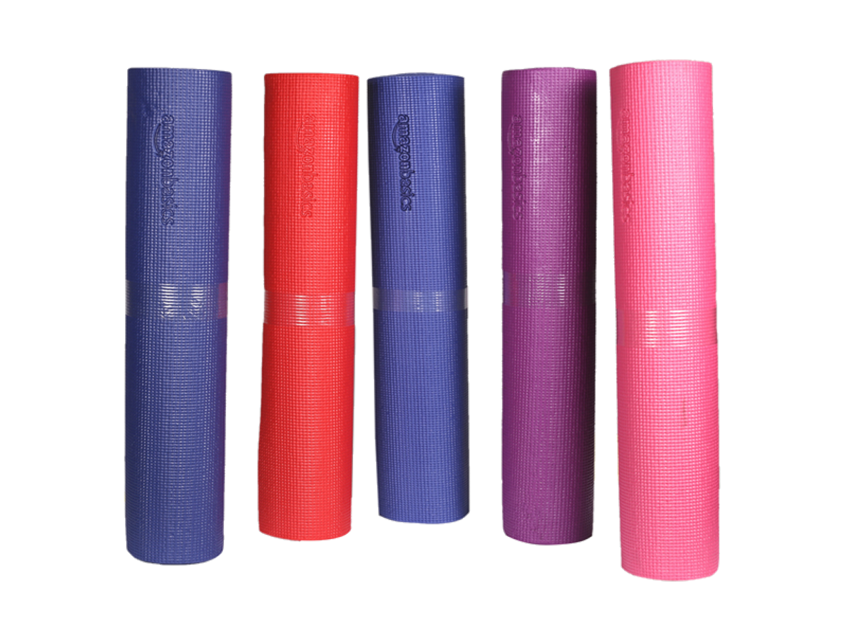 Apollo Athletics MAT-Y-A Yoga mat w Amazon logo, 2ft x 6ft x 1/4" - Commercial fitness equipment