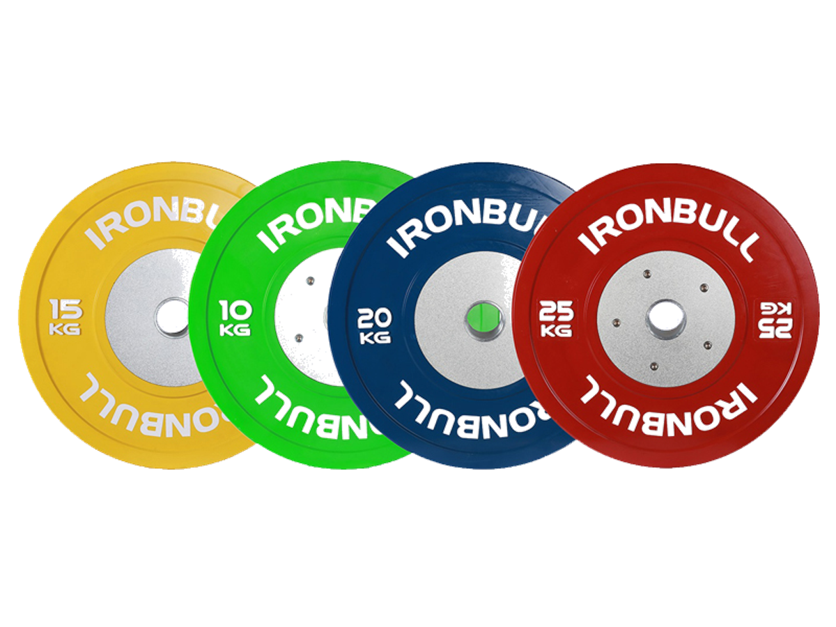 Apollo Athletics IR5202-5 KG to 25 KG Rubber bumper plates, 5, 10, 15, 20, 25 KG - Commercial fitness equipment