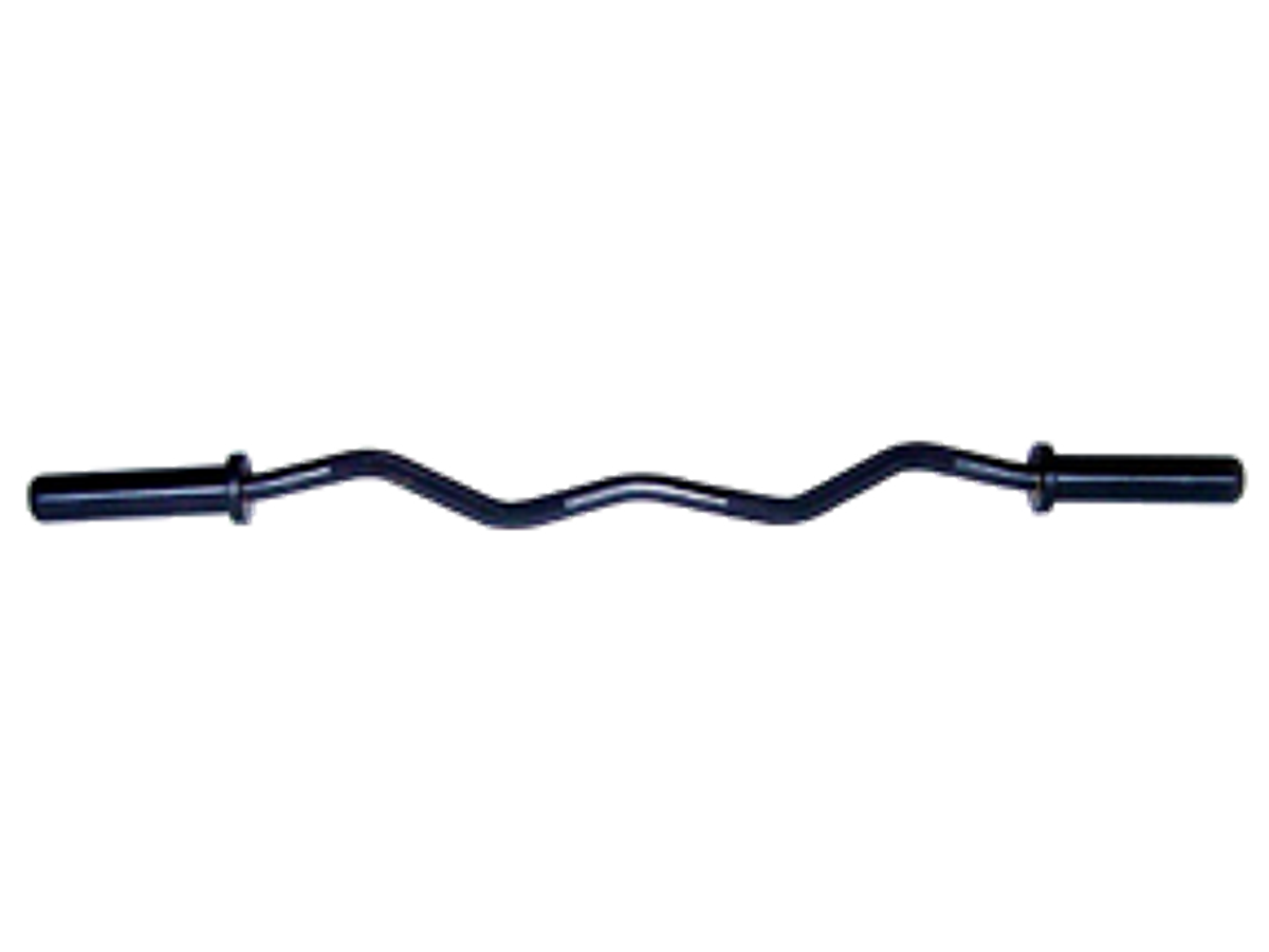 Apollo Athletics OBH-47 4ft Black Curl bar (high-end), no collar - Commercial fitness equipment