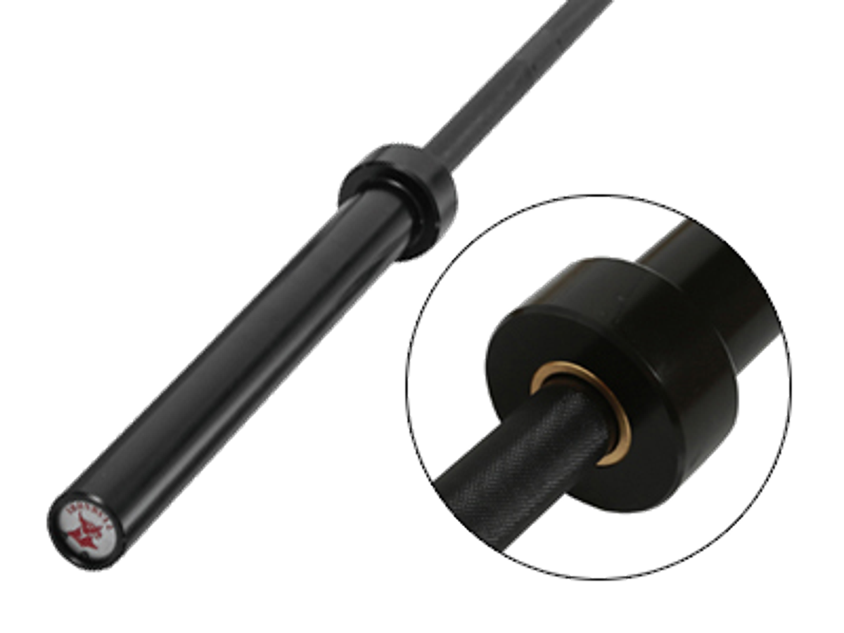 Apollo Athletics IR2206 OB-86B-1000 lb Zinc black bar, with 2-needle bearing, 28mm - Commercial fitness equipment