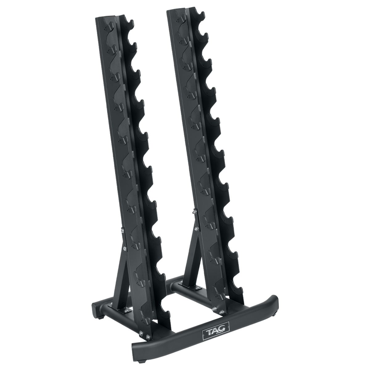Tag Fitness HEX Vertical Dumbbell Rack (Holds 10 Pairs) - Commercial fitness equipment