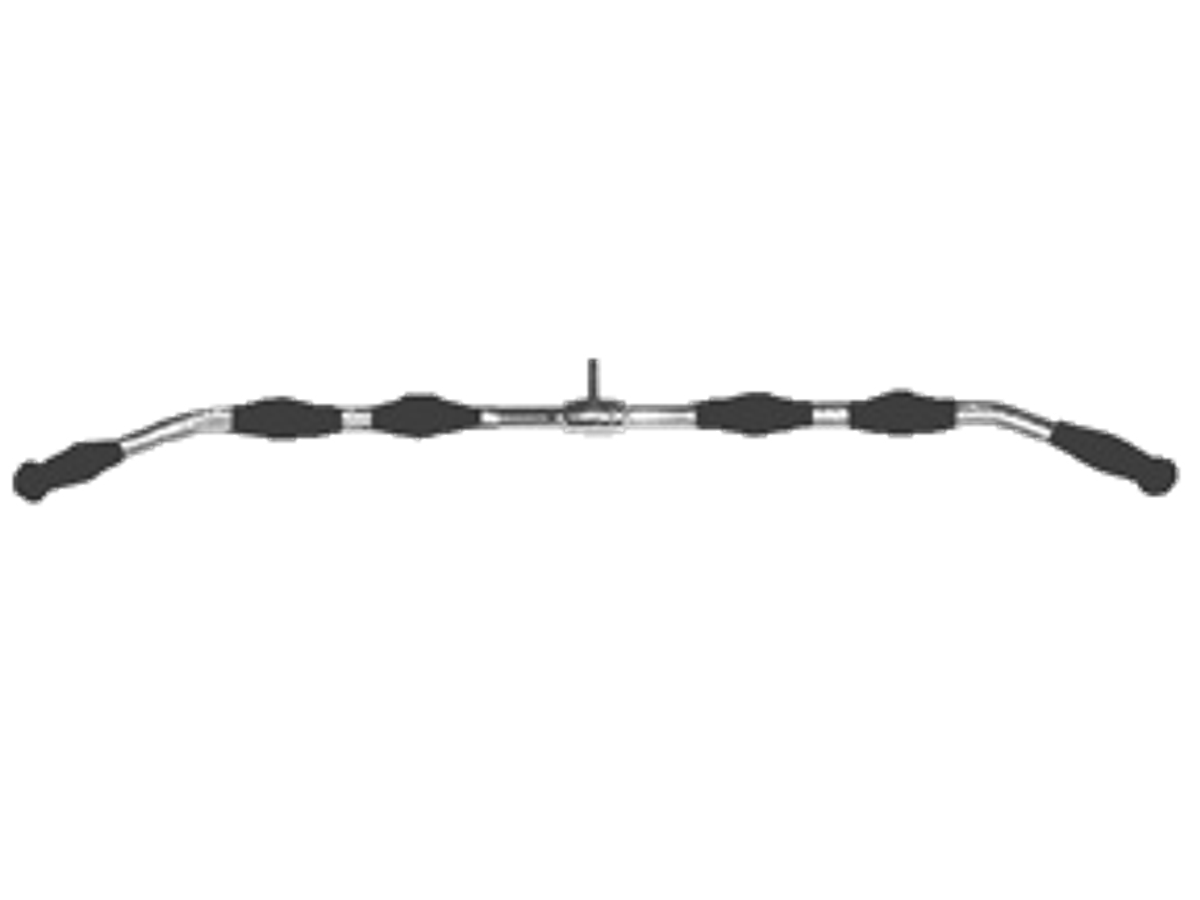 Apollo Athletics LBR-48R 48" Lat bar w rubber handles (High-grade) - Commercial fitness equipment