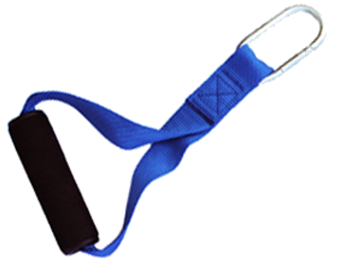 Apollo Athletics SH-5 (Blue) Nylon single grip cable handle (Blue) - Commercial fitness equipment