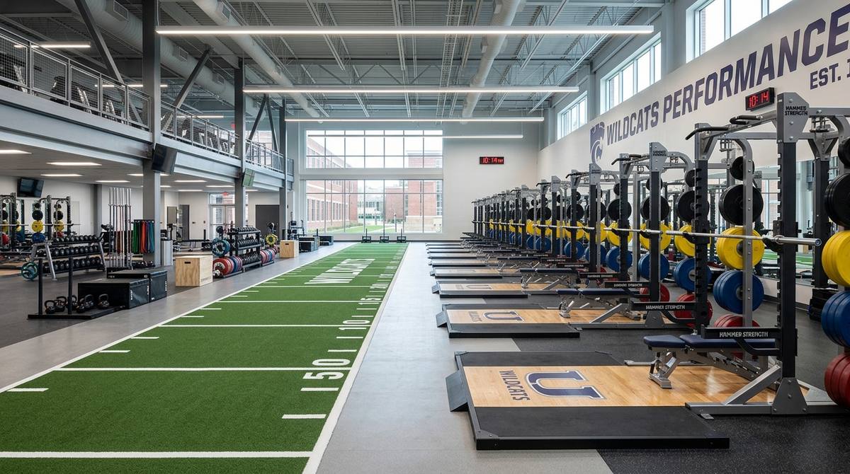 School weight room