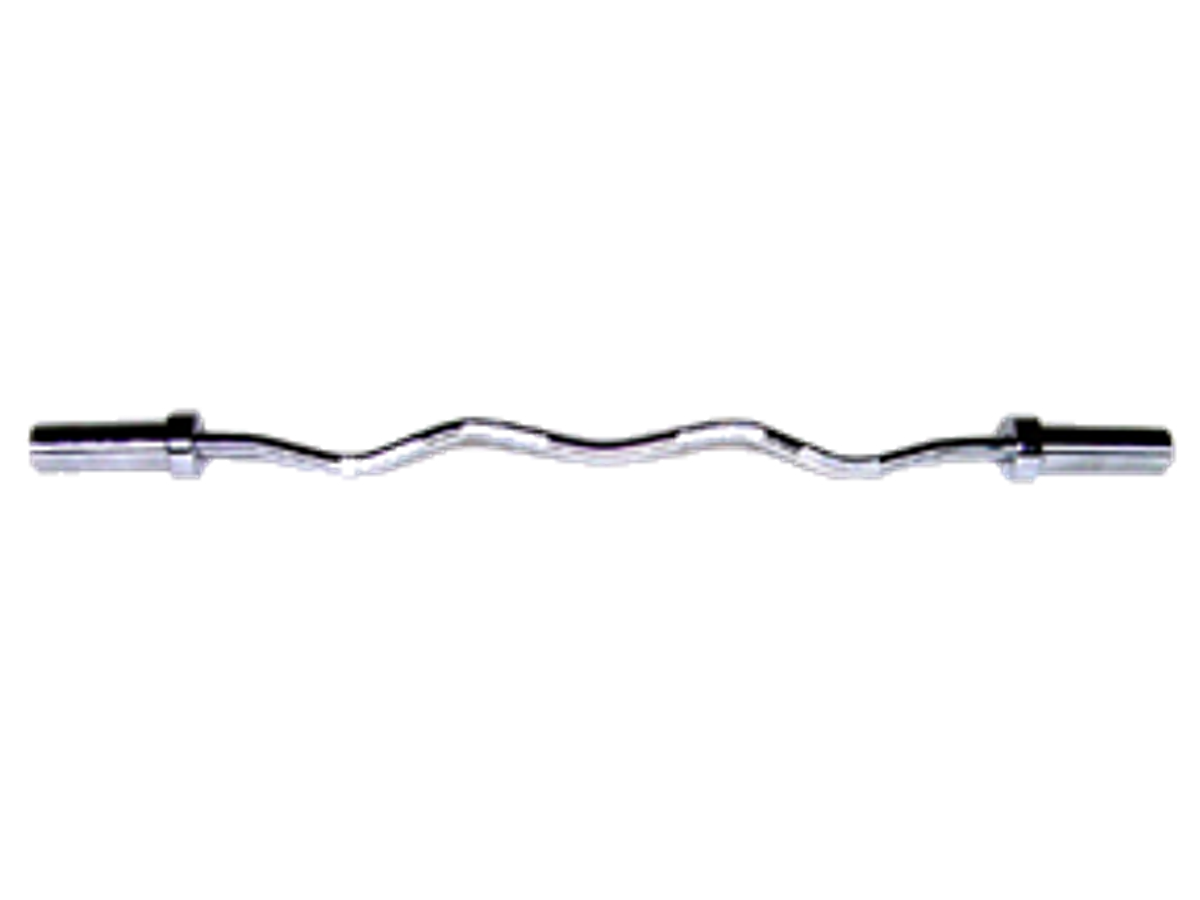 Apollo Athletics OC-47 47" Olympic Curl Bar with collars - Commercial fitness equipment