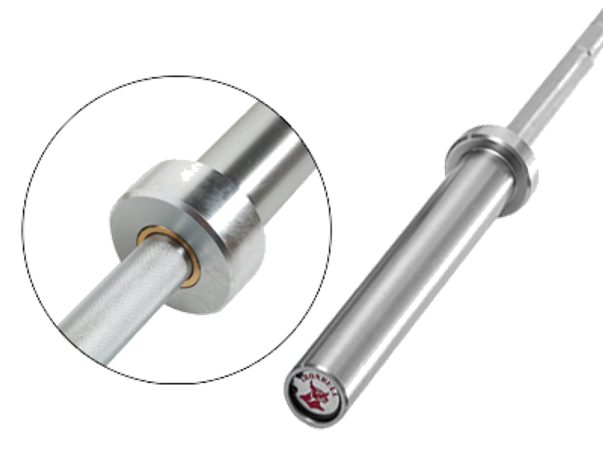 Apollo Athletics IR2010 Women bar bearing 6.6ft Hard Chrome 25mm, 1000lb - Commercial fitness equipment